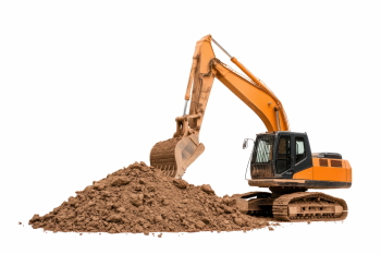 Construction Machinery, Excavation and Concrete Mixers 25xPNG