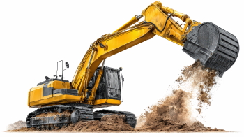 Construction Machinery, Excavation and Concrete Mixers 25xPNG