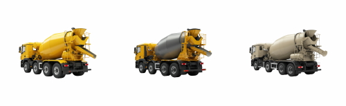 Construction Machinery, Excavation and Concrete Mixers 25xPNG