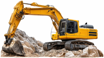 Construction Machinery, Excavation and Concrete Mixers 25xPNG