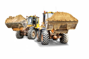 Construction Machinery, Excavation and Concrete Mixers 25xPNG