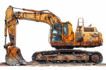 Construction Machinery, Excavation and Concrete Mixers 25xPNG