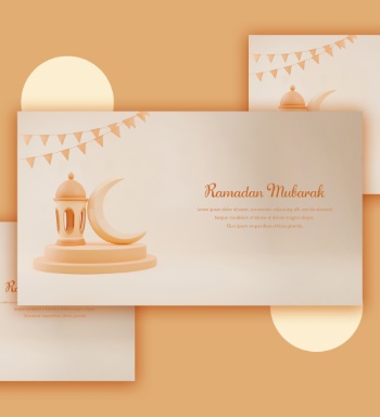 Ramadan Kareem & Eid Mubarak Templates #1, 29xPSDT