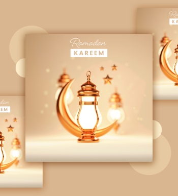 Ramadan Kareem & Eid Mubarak Templates #1, 29xPSDT