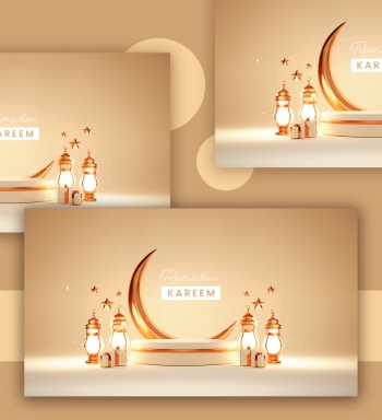 Ramadan Kareem & Eid Mubarak Templates #1, 29xPSDT