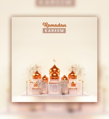 Ramadan Kareem & Eid Mubarak Templates #1, 29xPSDT