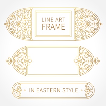 Abstract Islamic Design Elements & Templates #1, 25xAI