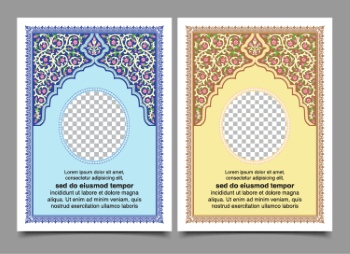 Abstract Islamic Design Elements & Templates #1, 25xAI