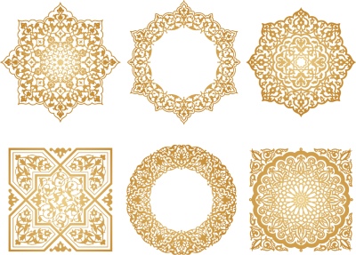Abstract Islamic Design Elements & Templates #3, 39xAI Abstract Islamic Design Elements & Templates #3, 39xAI