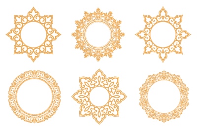 Abstract Islamic Design Elements & Templates #3, 39xAI Abstract Islamic Design Elements & Templates #3, 39xAI