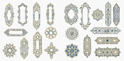Abstract Islamic Design Elements & Templates #3, 39xAI Abstract Islamic Design Elements & Templates #3, 39xAI