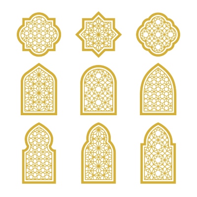 Abstract Islamic Design Elements & Templates #3, 39xAI Abstract Islamic Design Elements & Templates #3, 39xAI