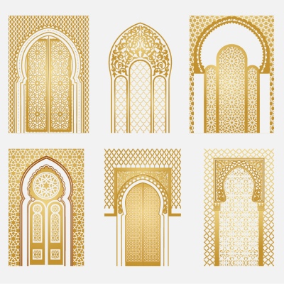Abstract Islamic Design Elements & Templates #3, 39xAI Abstract Islamic Design Elements & Templates #3, 39xAI
