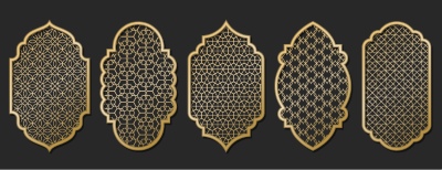 Abstract Islamic Design Elements & Templates #3, 39xAI Abstract Islamic Design Elements & Templates #3, 39xAI