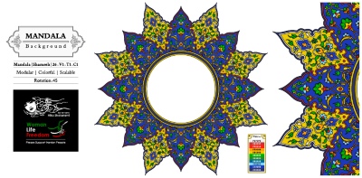 Tazhib Art Works - Islamic Ornamented Templates #1, 25xAI