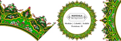 Tazhib Art Works - Islamic Ornamented Templates #1, 25xAI