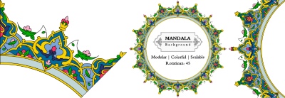 Tazhib Art Works - Islamic Ornamented Templates #1, 25xAI