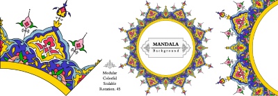 Tazhib Art Works - Islamic Ornamented Templates #1, 25xAI