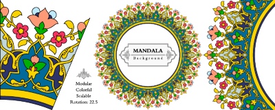 Tazhib Art Works - Islamic Ornamented Templates #1, 25xAI