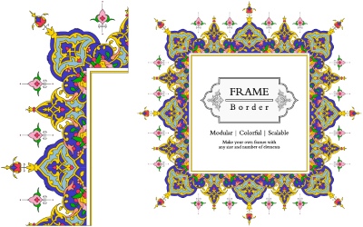 Tazhib Art Works - Islamic Ornamented Templates #1, 25xAI
