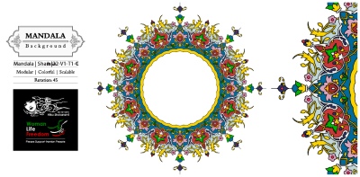 Tazhib Art Works - Islamic Ornamented Templates #1, 25xAI