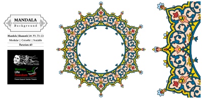 Tazhib Art Works - Islamic Ornamented Templates #1, 25xAI