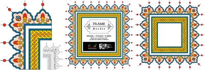 Tazhib Art Works - Islamic Ornamented Templates #2, 28xAI Tazhib Art Works - Islamic Ornamented Templates #2, 28xAI