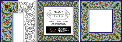 Tazhib Art Works - Islamic Ornamented Templates #2, 28xAI Tazhib Art Works - Islamic Ornamented Templates #2, 28xAI
