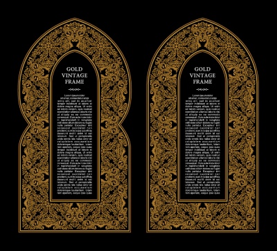 Tazhib Art Works - Islamic Ornamented Templates #3, 25xAI Tazhib Art Works - Islamic Ornamented Templates #3, 25xAI