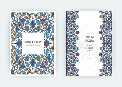 Tazhib Art Works - Islamic Ornamented Templates #3, 25xAI Tazhib Art Works - Islamic Ornamented Templates #3, 25xAI