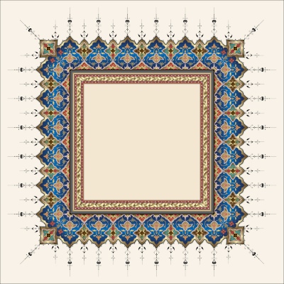 Tazhib Art Works - Islamic Ornamented Templates #3, 25xAI Tazhib Art Works - Islamic Ornamented Templates #3, 25xAI