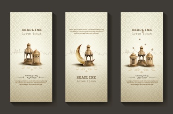 Ramadan Kareem & Eid Mubarak Templates #6, 25xAI Ramadan Kareem & Eid Mubarak Templates #6, 25xAI