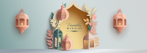 Ramadan Kareem & Eid Mubarak Templates #7, 29xAI