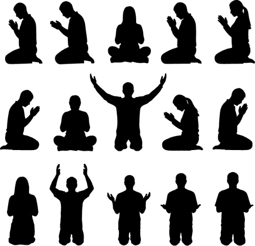 Praying Hands 18xPNG, 7xAI