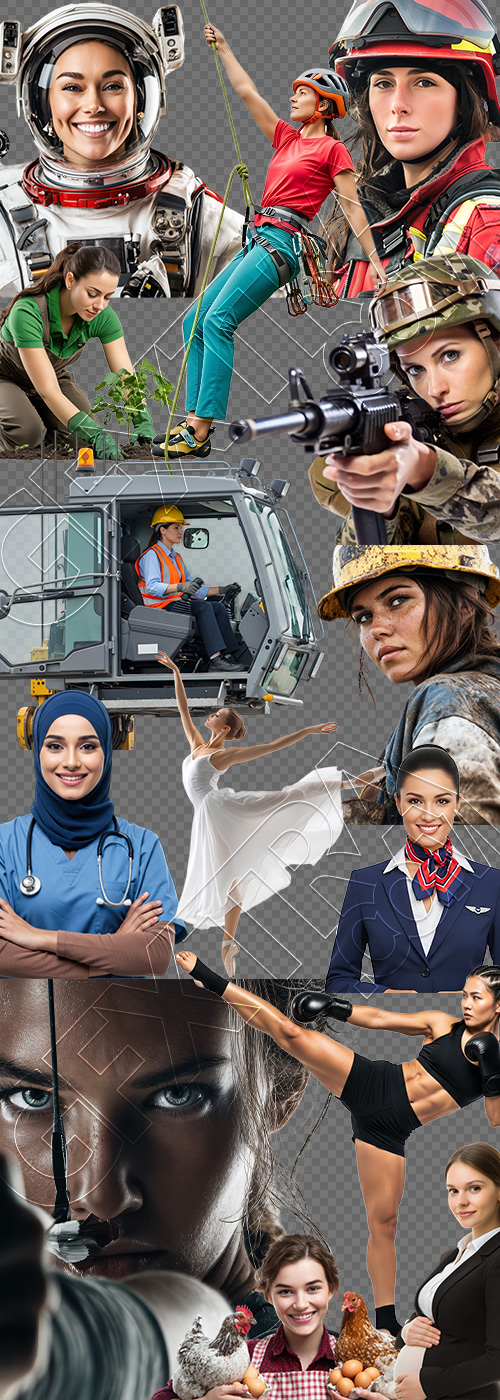 Woman in Action 31xPNG Woman in Action 31xPNG