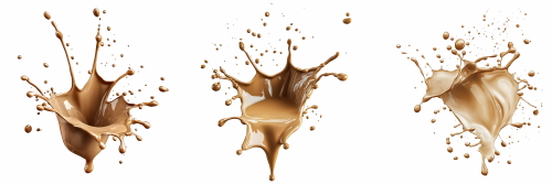 Milk Splashes 25xPNG