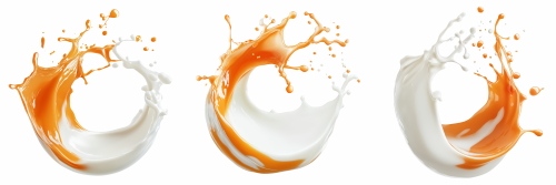 Milk Splashes 25xPNG