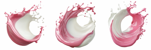 Milk Splashes 25xPNG