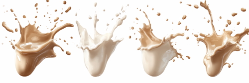 Milk Splashes 25xPNG