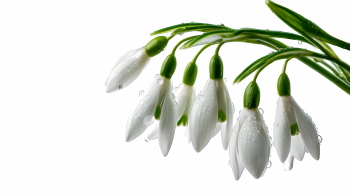 Early Spring Beautiful Glory of the Snow Flowers 26xPNG
