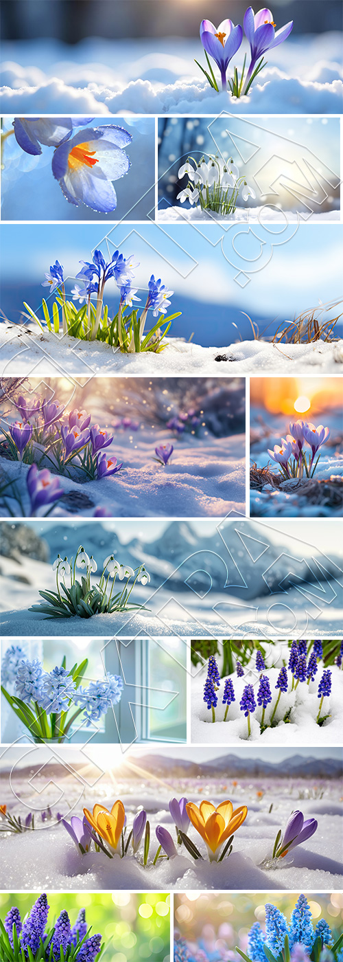 Early Spring Beautiful Glory of the Snow Flowers 26xJPEG Early Spring Beautiful Glory of the Snow Flowers 26xJPEG