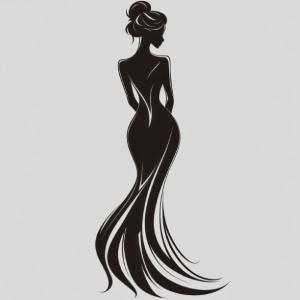 Sleek Woman Shadow Vectors 26xSVG
