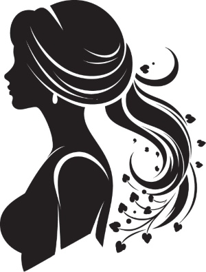 Sleek Woman Shadow Vectors 26xSVG