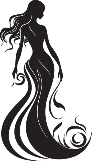 Sleek Woman Shadow Vectors 26xSVG