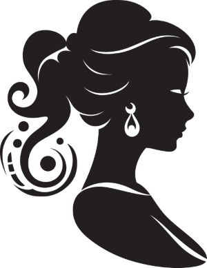 Sleek Woman Shadow Vectors 26xSVG