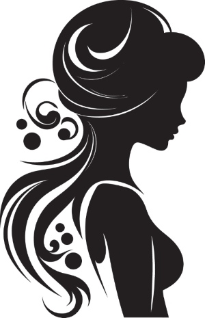 Sleek Woman Shadow Vectors 26xSVG