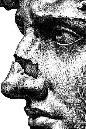 Ancient Roman Broken Statutes, Columns & Structures #1, 28xAI