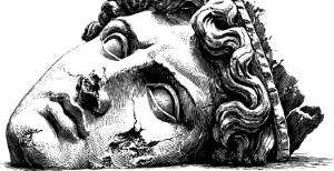 Ancient Roman Broken Statutes, Columns & Structures #1, 28xAI