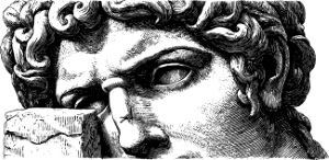 Ancient Roman Broken Statutes, Columns & Structures #1, 28xAI