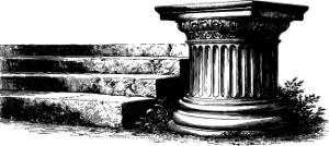 Ancient Roman Broken Statutes, Columns & Structures #2, 28xAI